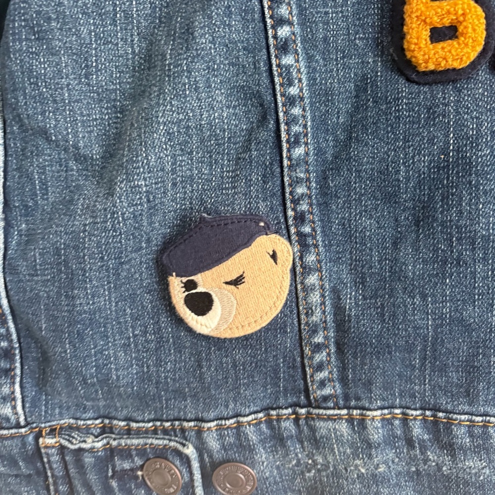 Polo by Ralph Lauren Blue Denim Jacket with Pink Detail - Picture 11 of 16